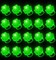 24 Pack St. Patricks Day Green Shamrocks LED Light Up Ring for Adults St. Patricks Party Accessories Favors LED Finger Lights Glow in The Dark Carnival Party Supplies Gift Toy